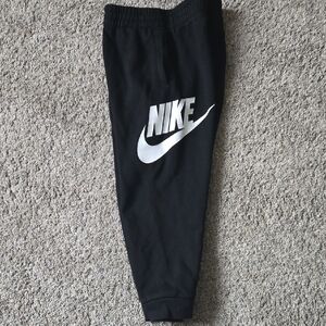 Nike Black Joggers with Tapered Ankle Design
